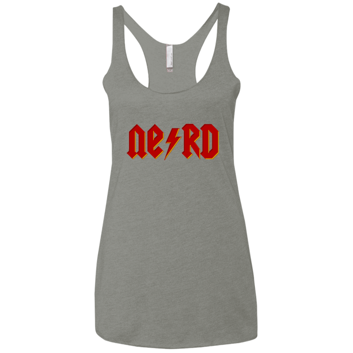T-Shirts Venetian Grey / X-Small NERD Women's Triblend Racerback Tank