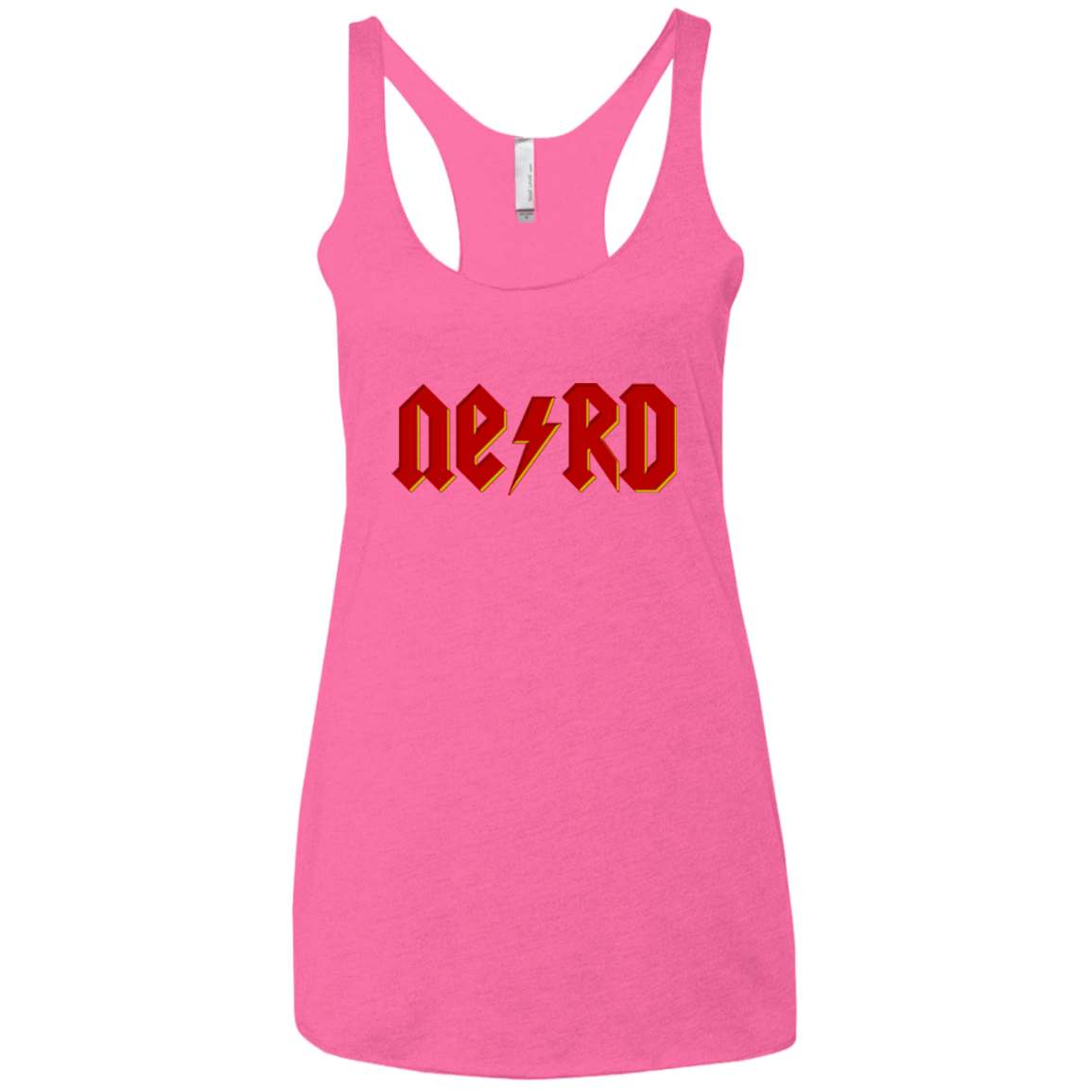 T-Shirts Vintage Pink / X-Small NERD Women's Triblend Racerback Tank