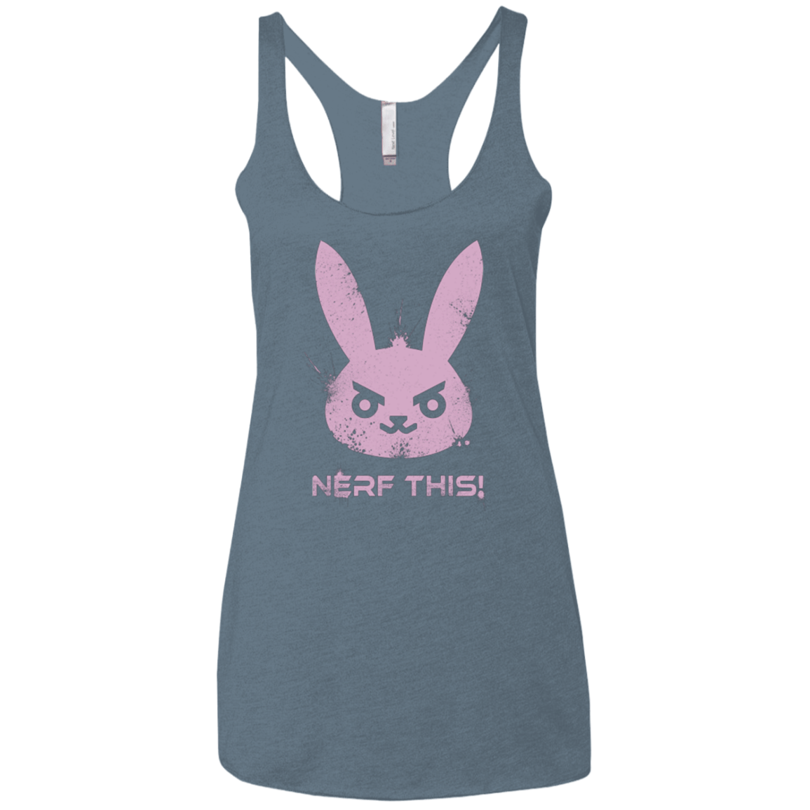 T-Shirts Indigo / X-Small Nerf This Women's Triblend Racerback Tank