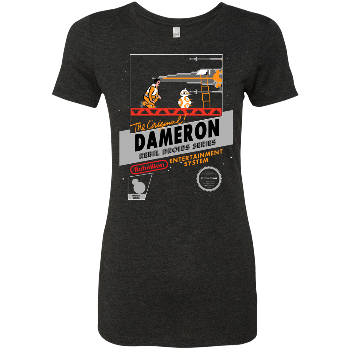 T-Shirts Vintage Black / S NES 8Bit Dameron Women's Triblend T-Shirt