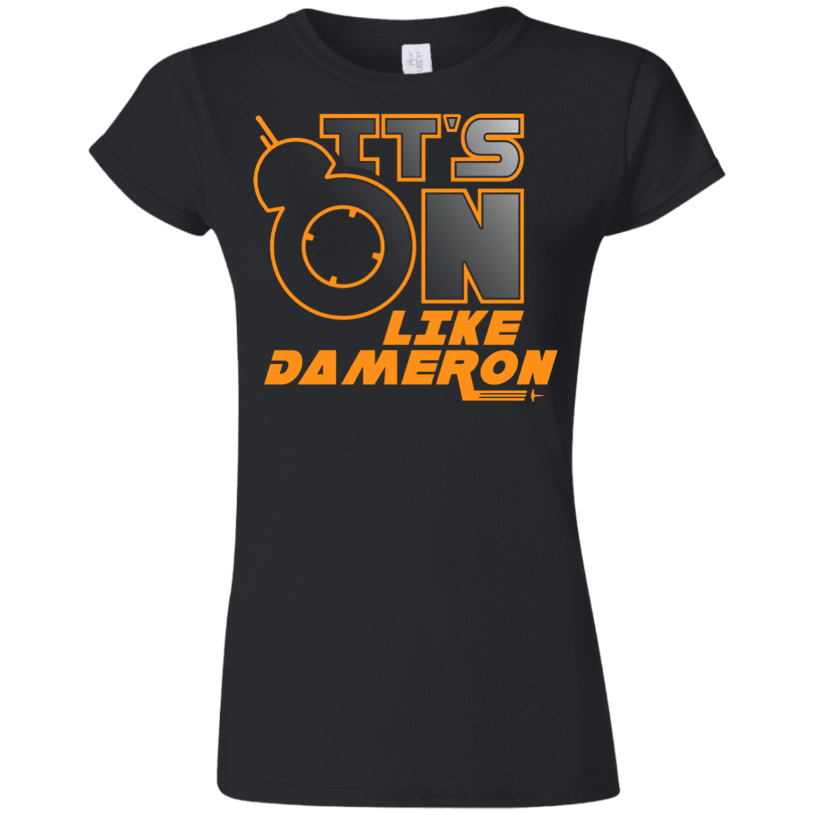 T-Shirts Black / S NES On Like Dameron Junior Slimmer-Fit T-Shirt