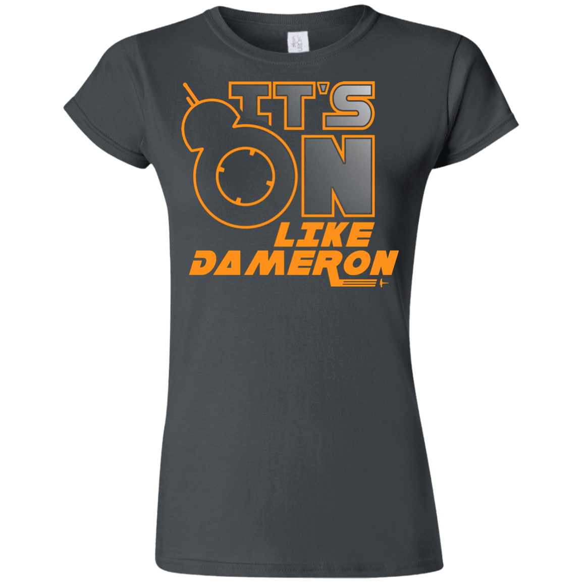 T-Shirts Charcoal / S NES On Like Dameron Junior Slimmer-Fit T-Shirt