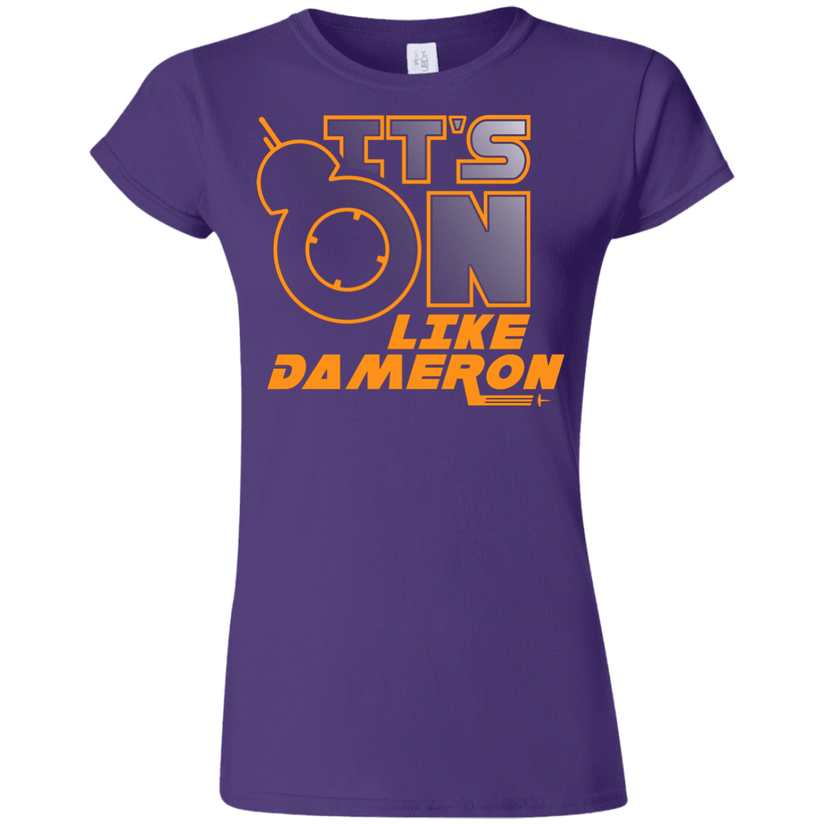 T-Shirts Purple / S NES On Like Dameron Junior Slimmer-Fit T-Shirt