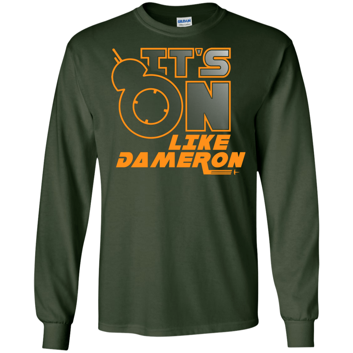 T-Shirts Forest Green / S NES On Like Dameron Men's Long Sleeve T-Shirt
