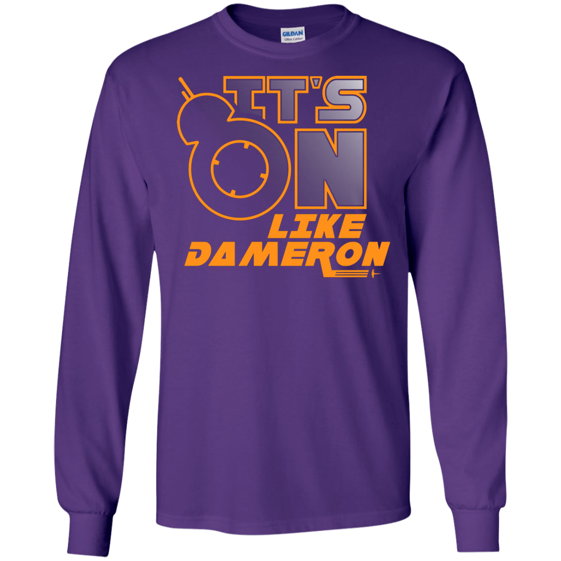 T-Shirts Purple / S NES On Like Dameron Men's Long Sleeve T-Shirt