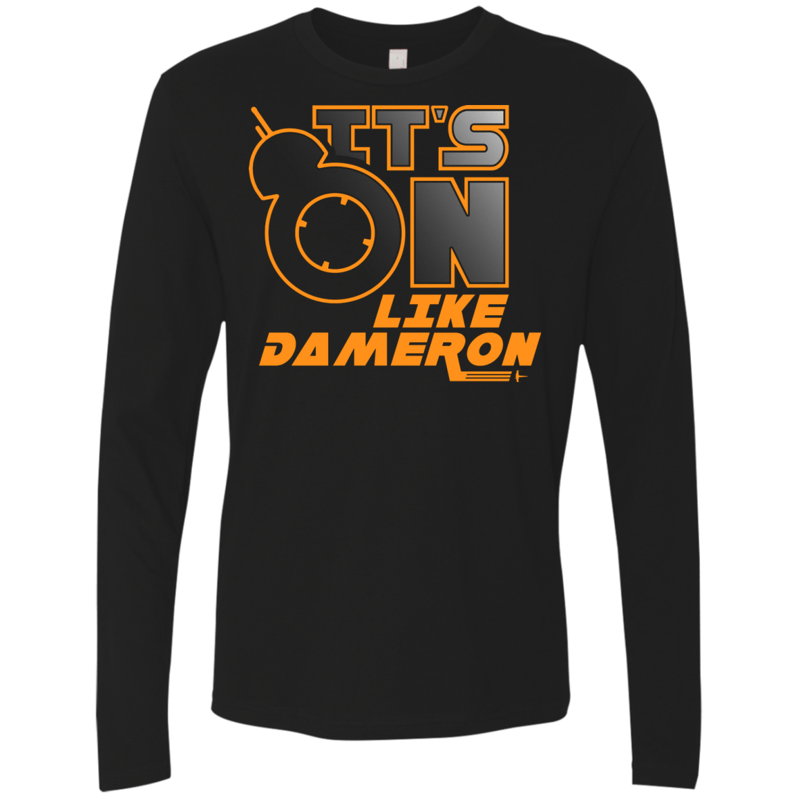 T-Shirts Black / S NES On Like Dameron Men's Premium Long Sleeve