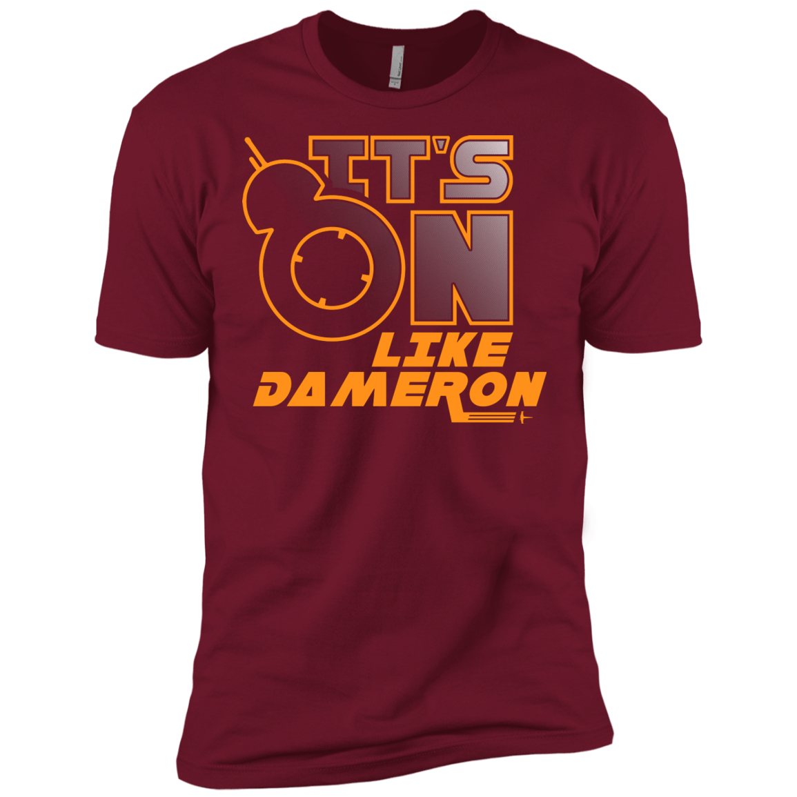 T-Shirts Cardinal / X-Small NES On Like Dameron Men's Premium T-Shirt