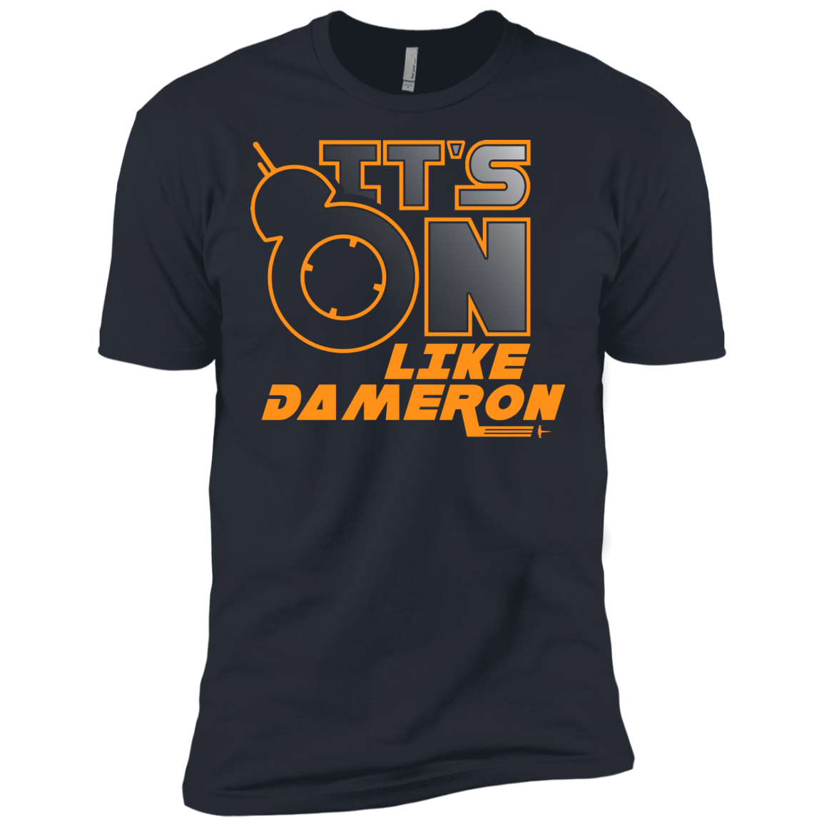 T-Shirts Indigo / X-Small NES On Like Dameron Men's Premium T-Shirt