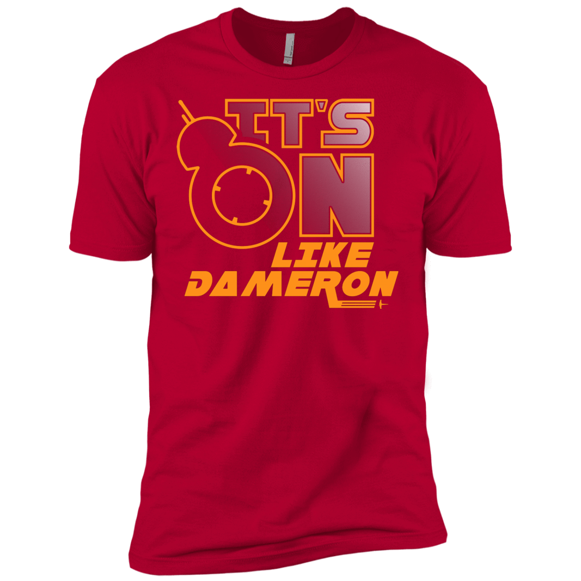 T-Shirts Red / X-Small NES On Like Dameron Men's Premium T-Shirt