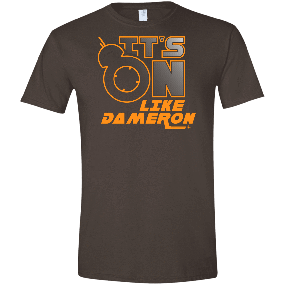 T-Shirts Dark Chocolate / S NES On Like Dameron Men's Semi-Fitted Softstyle