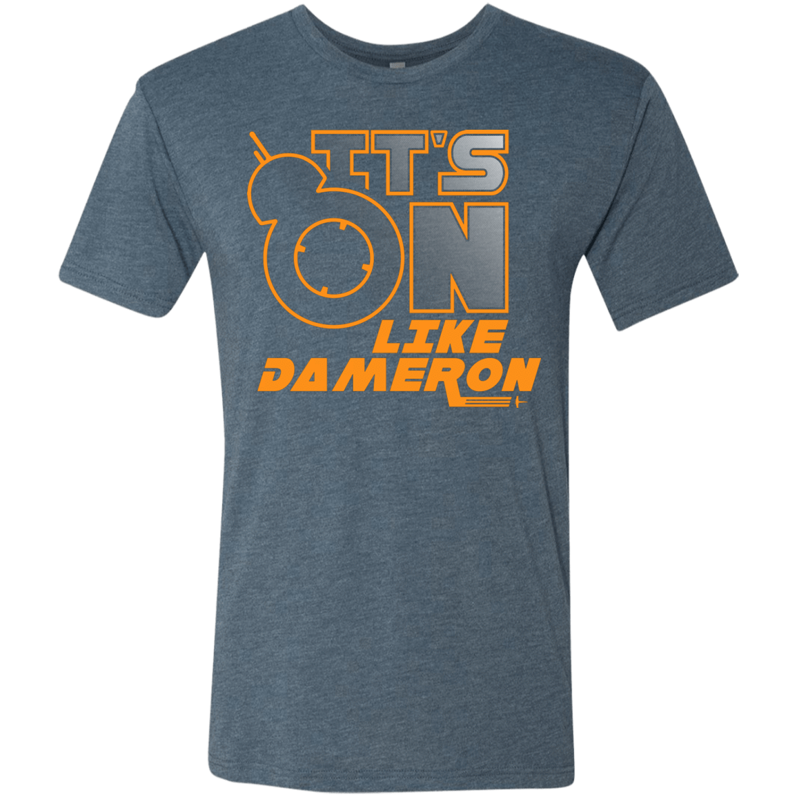 T-Shirts Indigo / S NES On Like Dameron Men's Triblend T-Shirt