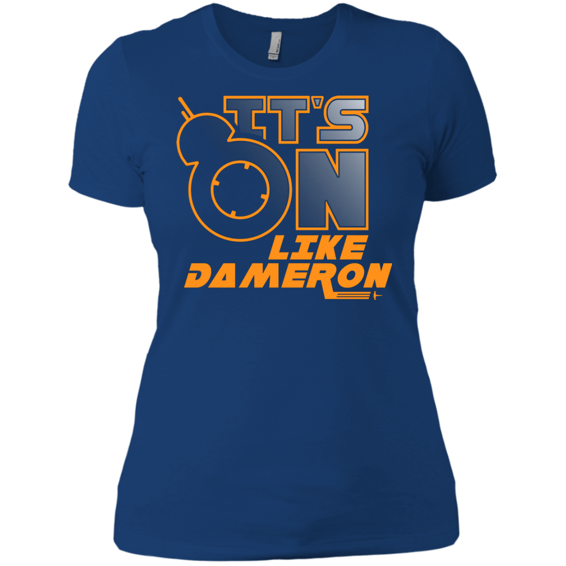 T-Shirts Royal / X-Small NES On Like Dameron Women's Premium T-Shirt