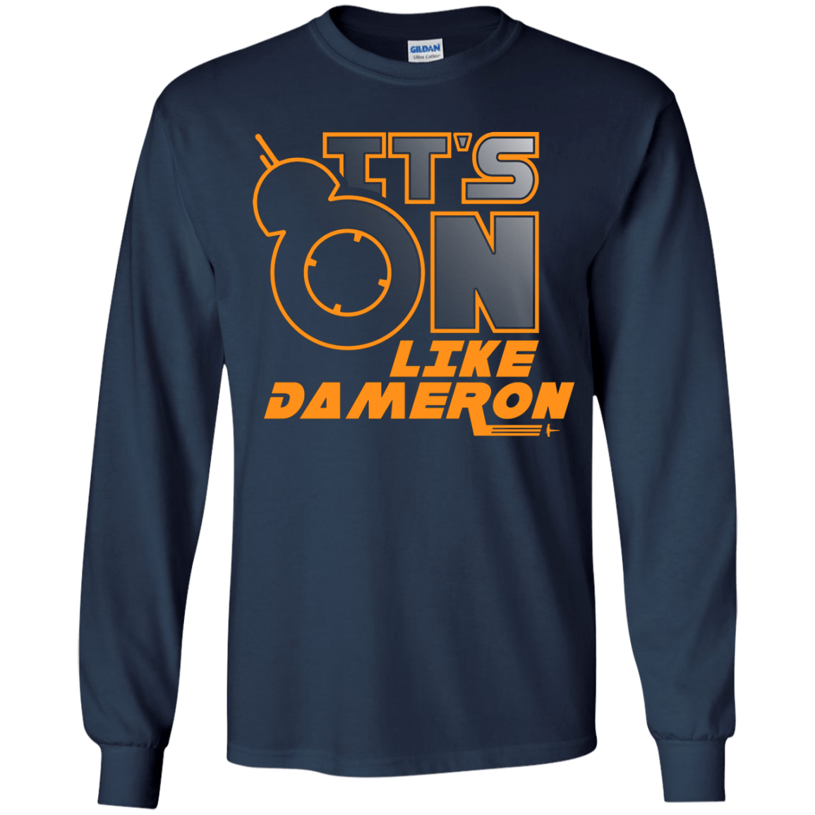 T-Shirts Navy / YS NES On Like Dameron Youth Long Sleeve T-Shirt