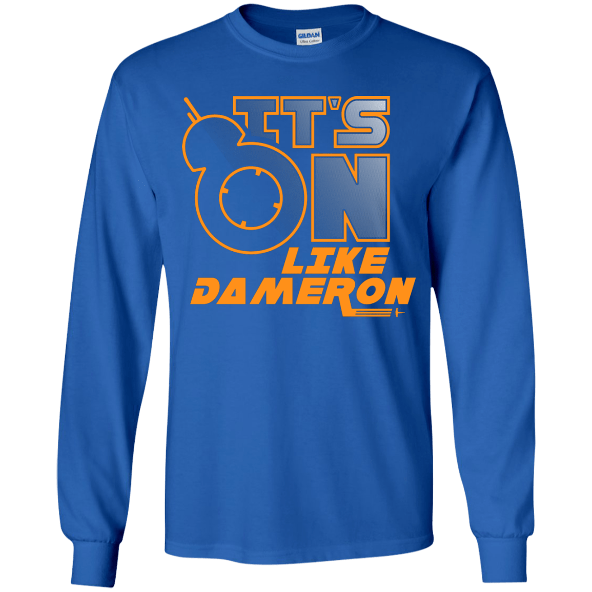 T-Shirts Royal / YS NES On Like Dameron Youth Long Sleeve T-Shirt