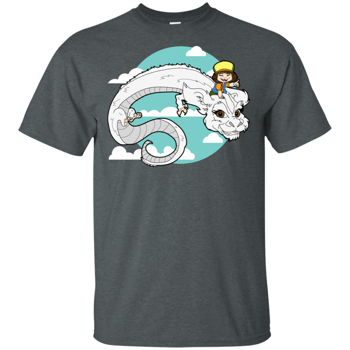 T-Shirts Dark Heather / S Never Ending Dustin T-Shirt