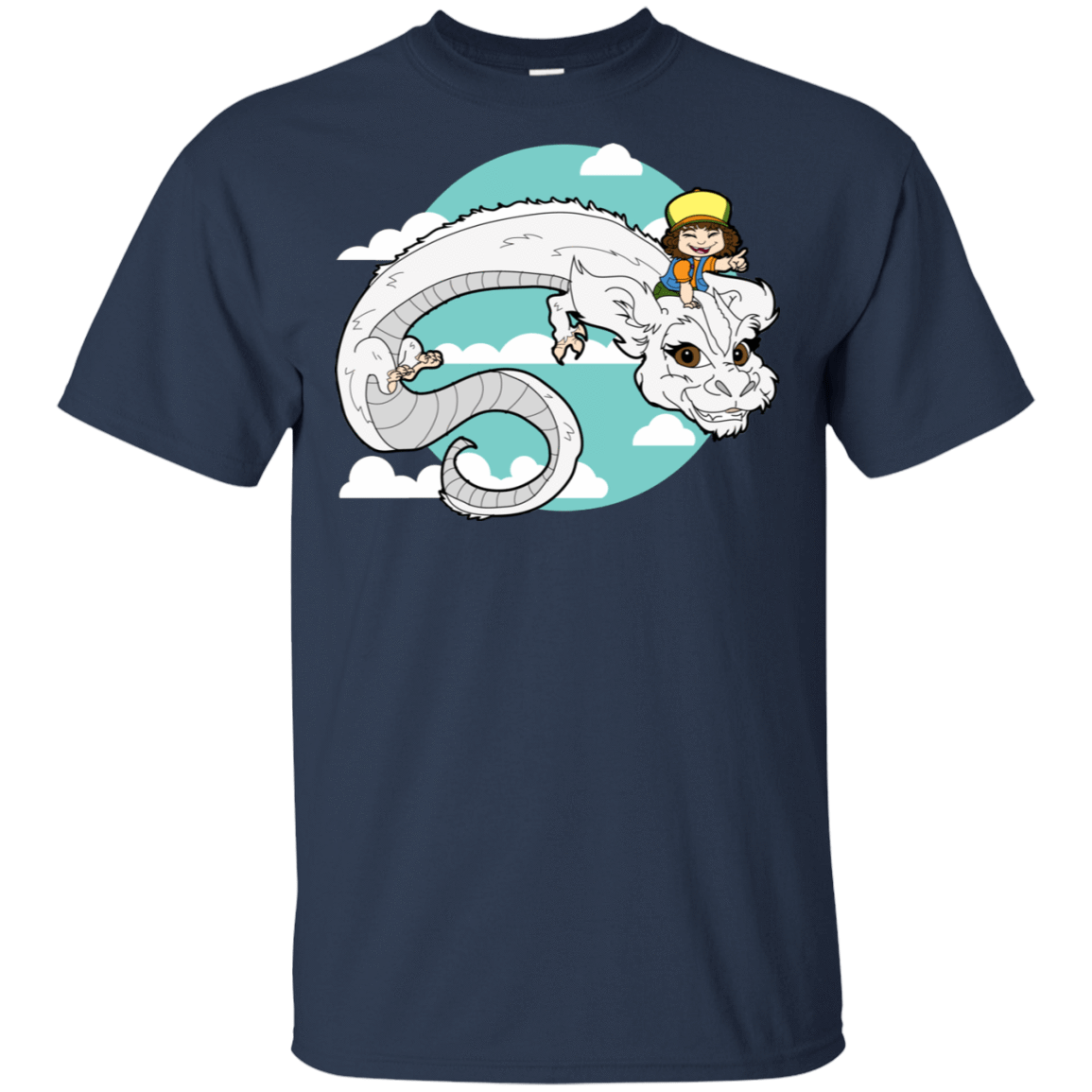 T-Shirts Navy / S Never Ending Dustin T-Shirt