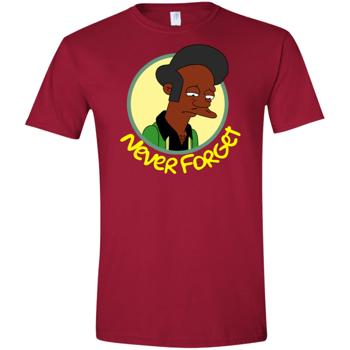 T-Shirts Cardinal Red / S Never Forget Apu Men's Semi-Fitted Softstyle