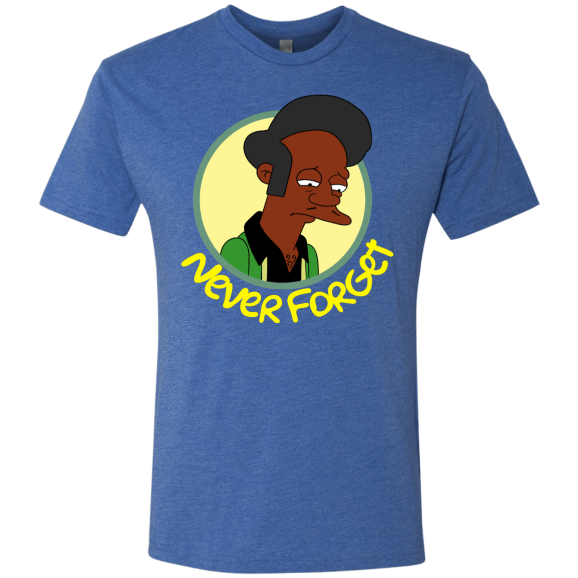 T-Shirts Vintage Royal / S Never Forget Apu Men's Triblend T-Shirt