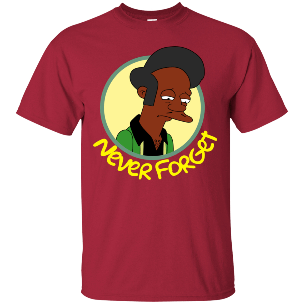 T-Shirts Cardinal / S Never Forget Apu T-Shirt