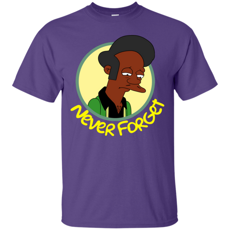 T-Shirts Purple / S Never Forget Apu T-Shirt
