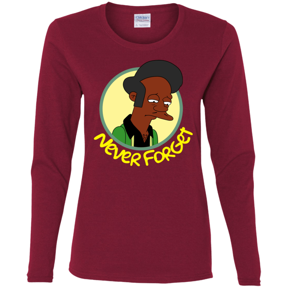 T-Shirts Cardinal / S Never Forget Apu Women's Long Sleeve T-Shirt