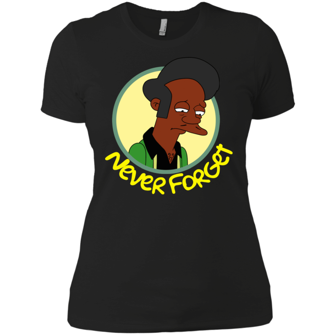T-Shirts Black / X-Small Never Forget Apu Women's Premium T-Shirt