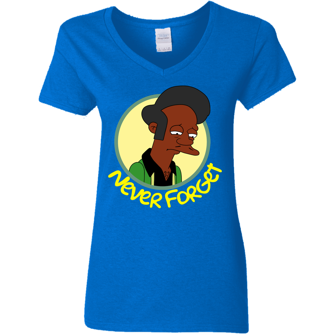 T-Shirts Royal / S Never Forget Apu Women's V-Neck T-Shirt