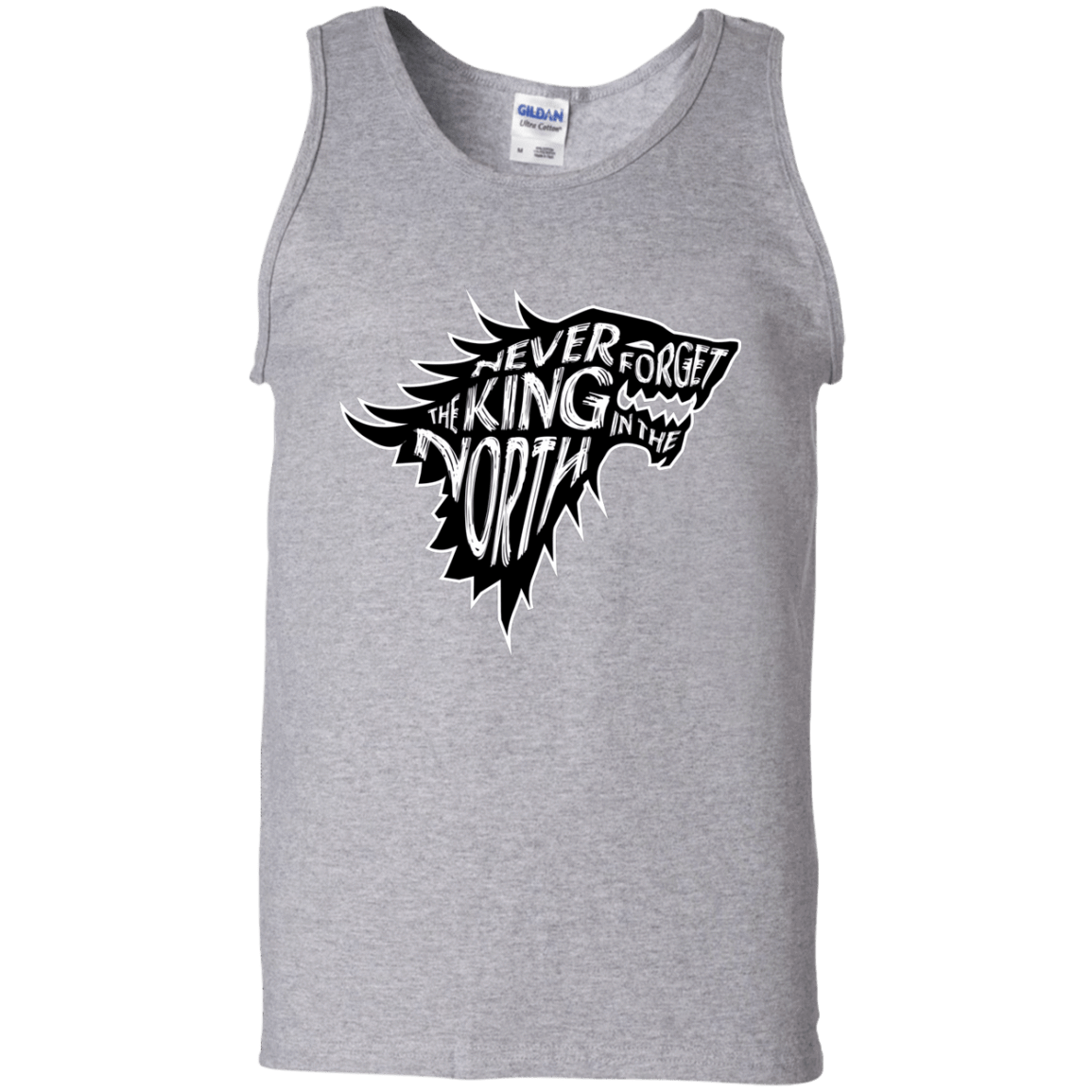 T-Shirts Sport Grey / S Never Forget The King In The North Men's Tank Top