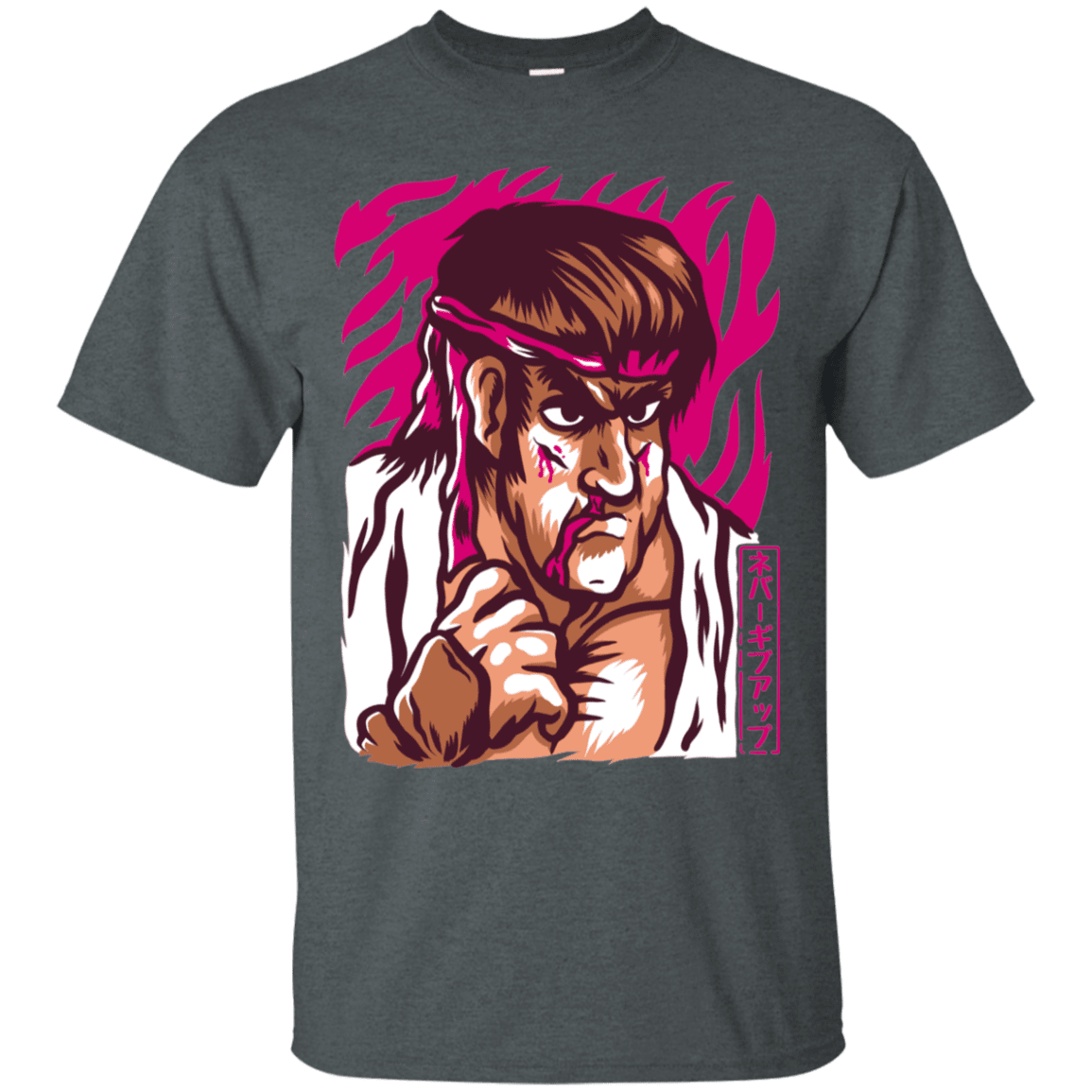 T-Shirts Dark Heather / S Never Give Up T-Shirt