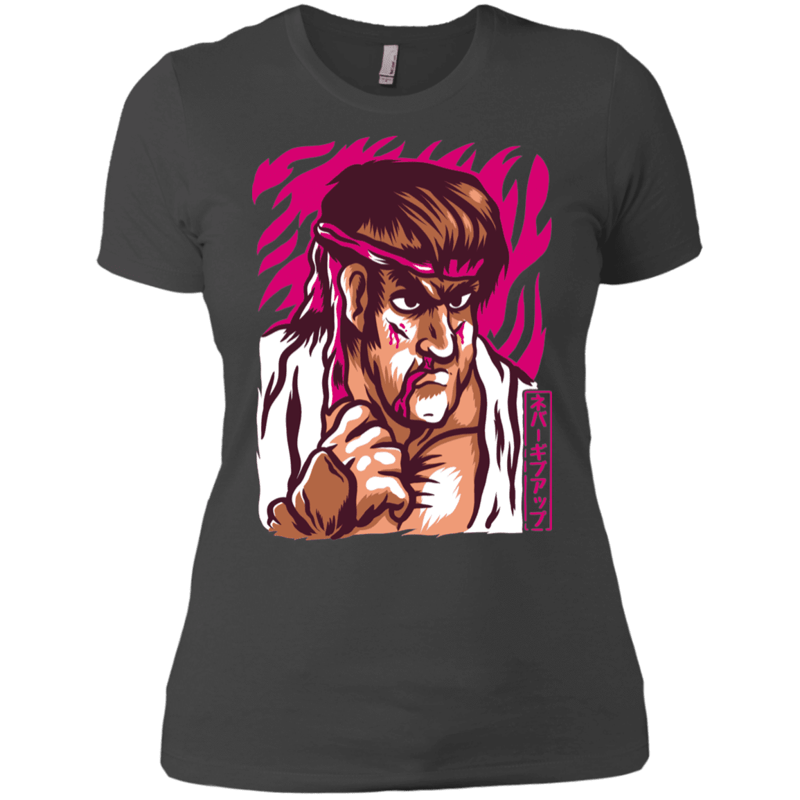 T-Shirts Heavy Metal / X-Small Never Give Up Women's Premium T-Shirt