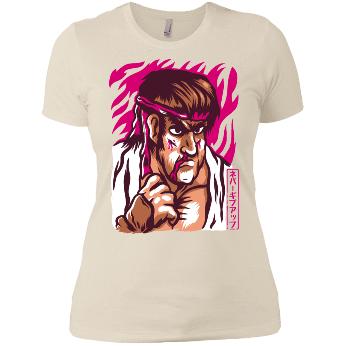 T-Shirts Ivory/ / X-Small Never Give Up Women's Premium T-Shirt
