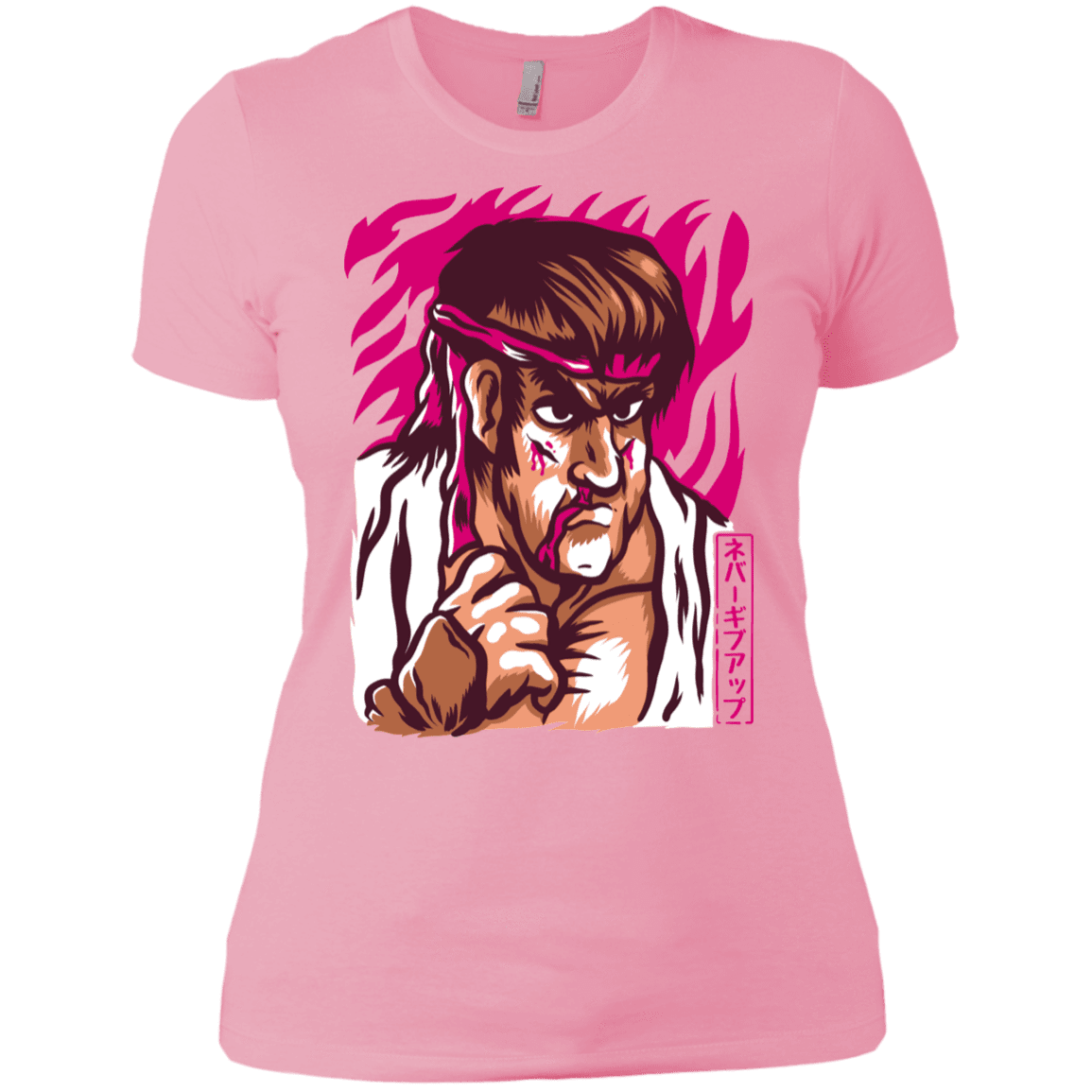 T-Shirts Light Pink / X-Small Never Give Up Women's Premium T-Shirt