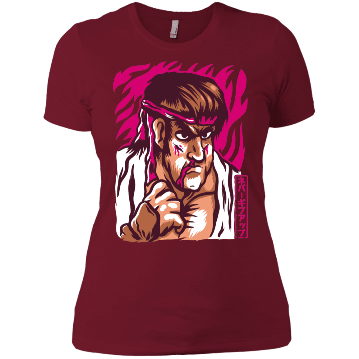T-Shirts Scarlet / X-Small Never Give Up Women's Premium T-Shirt