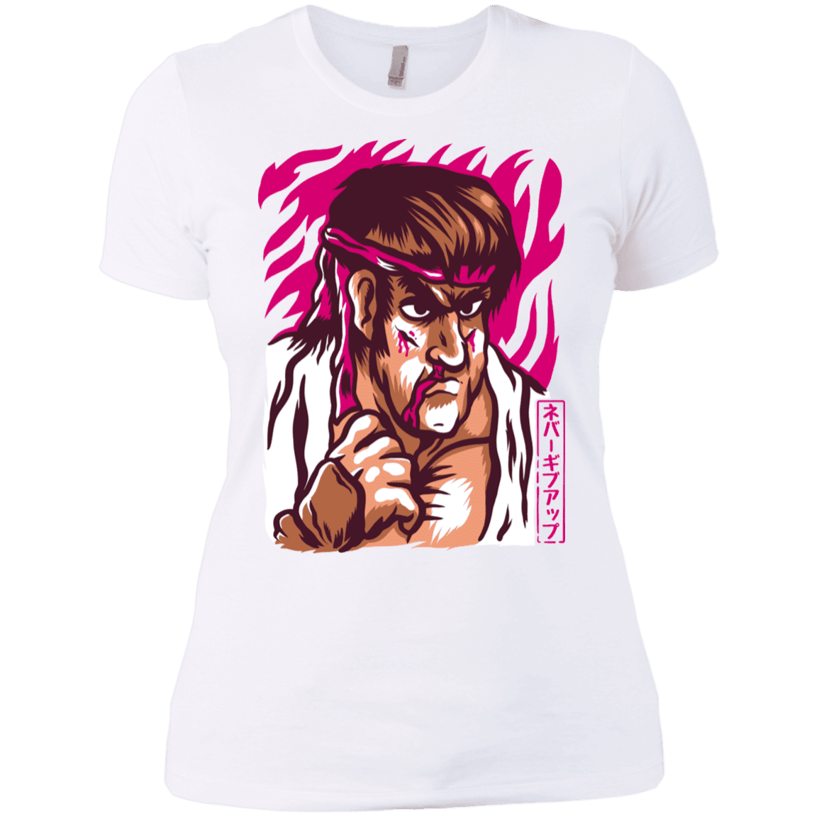 T-Shirts White / X-Small Never Give Up Women's Premium T-Shirt
