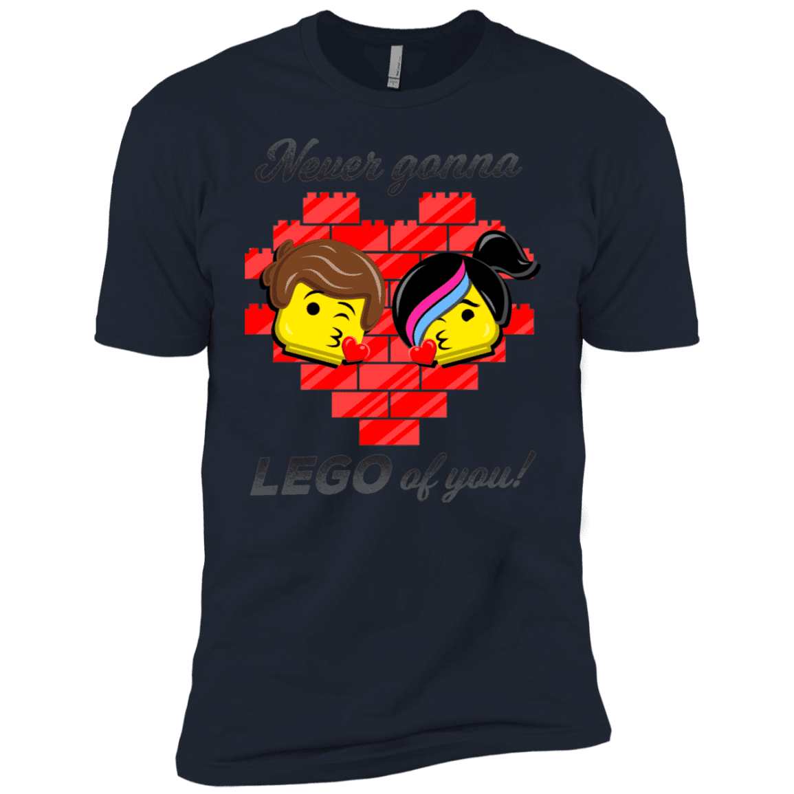 T-Shirts Midnight Navy / YXS Never LEGO of You Boys Premium T-Shirt