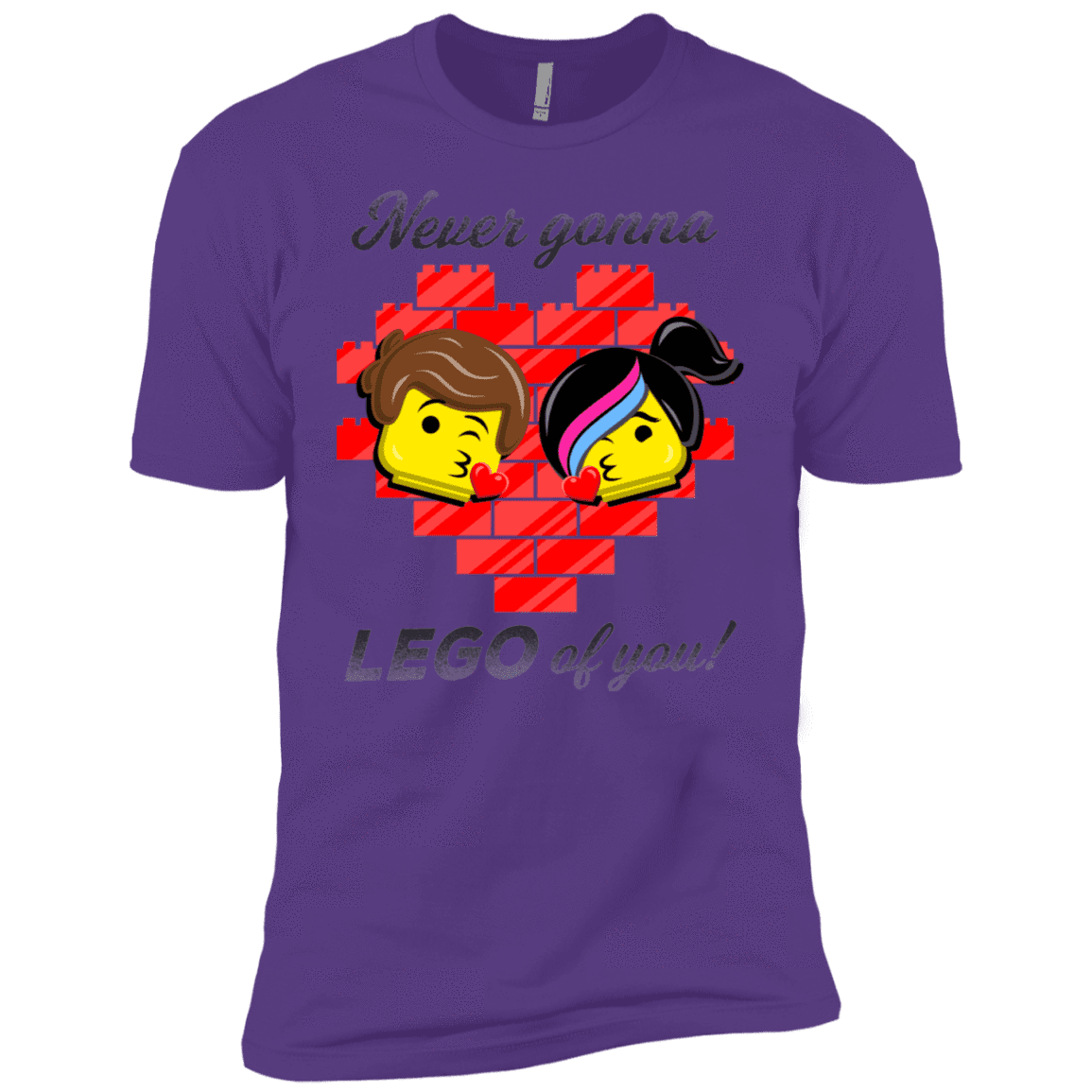 T-Shirts Purple Rush / YXS Never LEGO of You Boys Premium T-Shirt