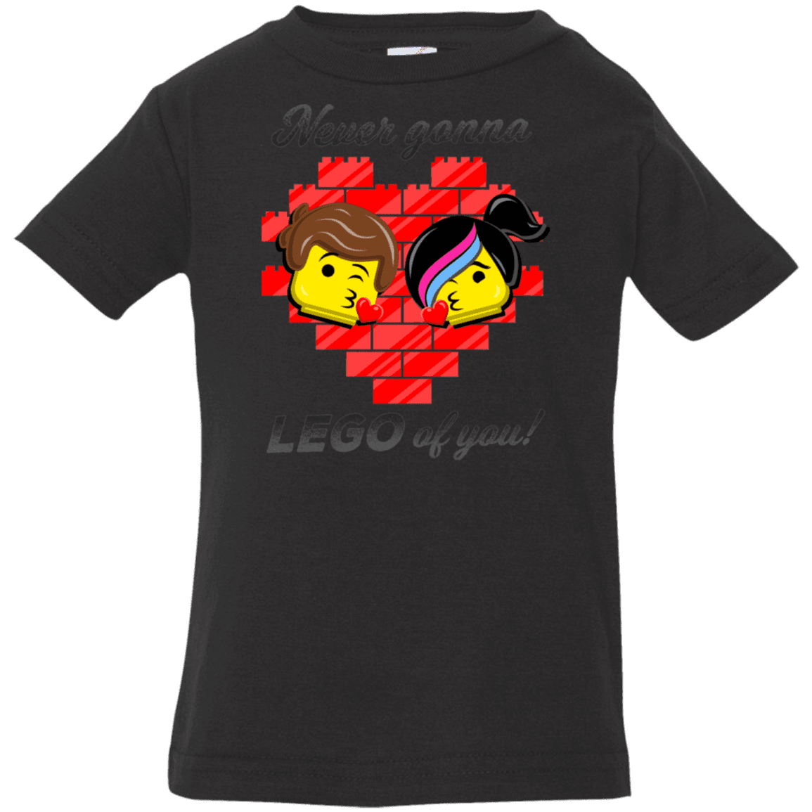 T-Shirts Black / 6 Months Never LEGO of You Infant Premium T-Shirt