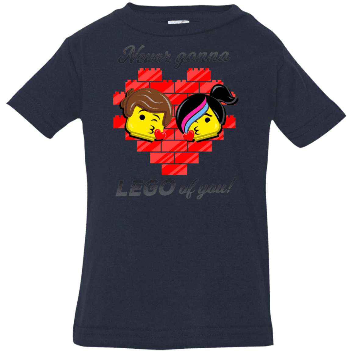 T-Shirts Navy / 6 Months Never LEGO of You Infant Premium T-Shirt