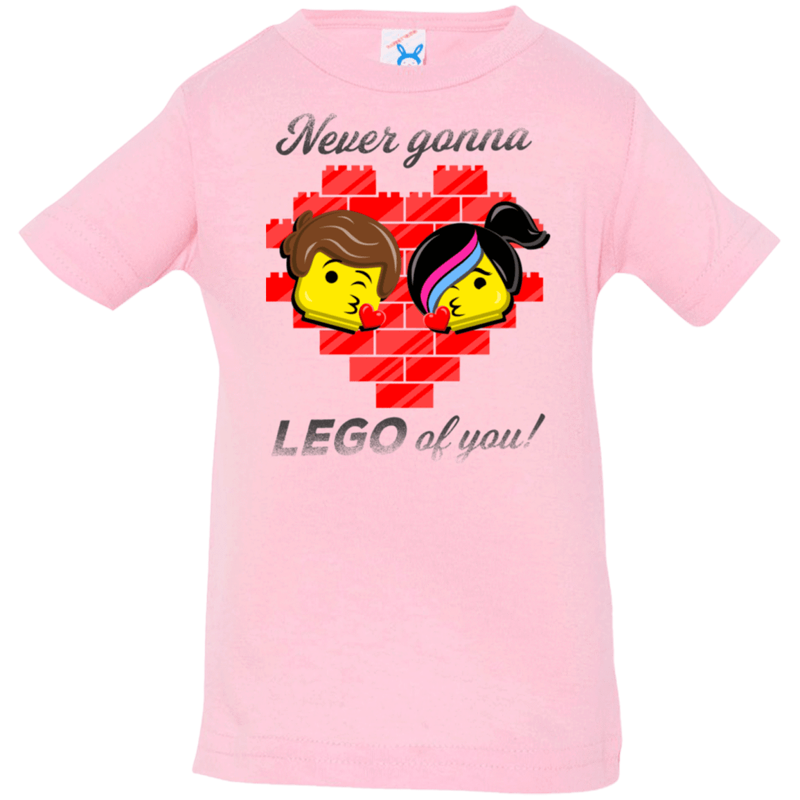 T-Shirts Pink / 6 Months Never LEGO of You Infant Premium T-Shirt