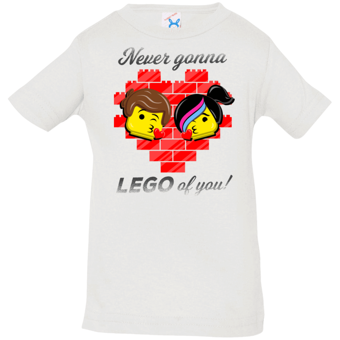 T-Shirts White / 6 Months Never LEGO of You Infant Premium T-Shirt