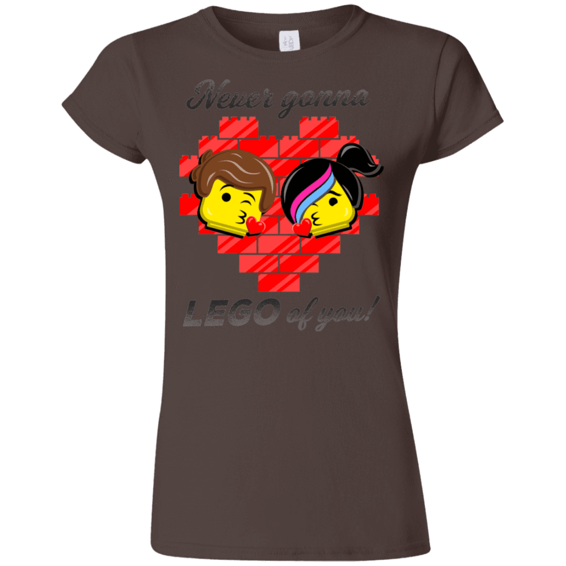 T-Shirts Dark Chocolate / S Never LEGO of You Junior Slimmer-Fit T-Shirt
