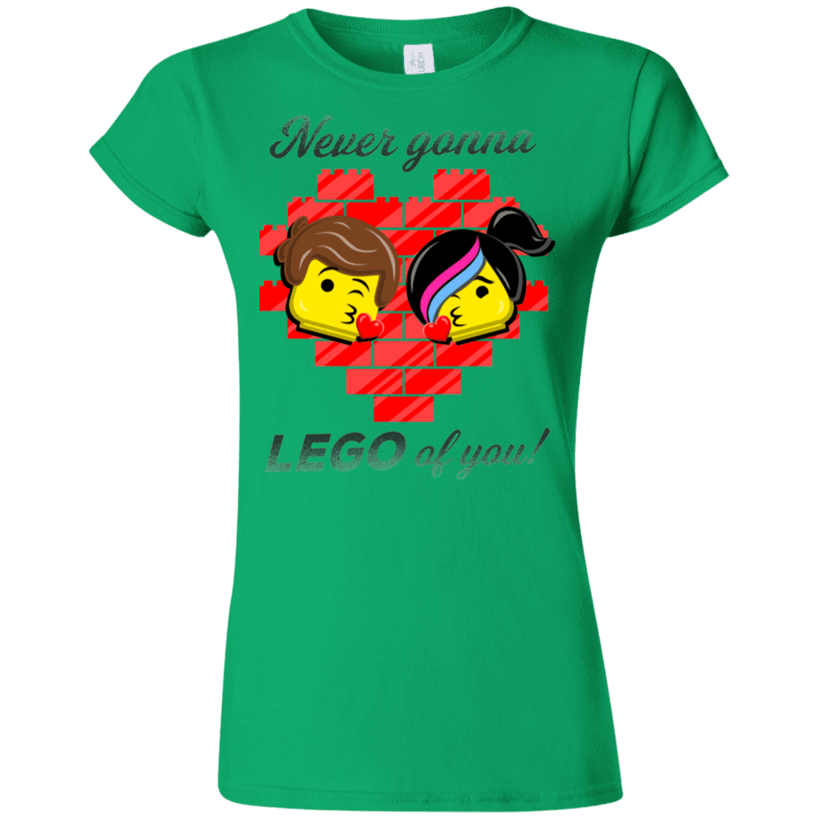 T-Shirts Irish Green / S Never LEGO of You Junior Slimmer-Fit T-Shirt