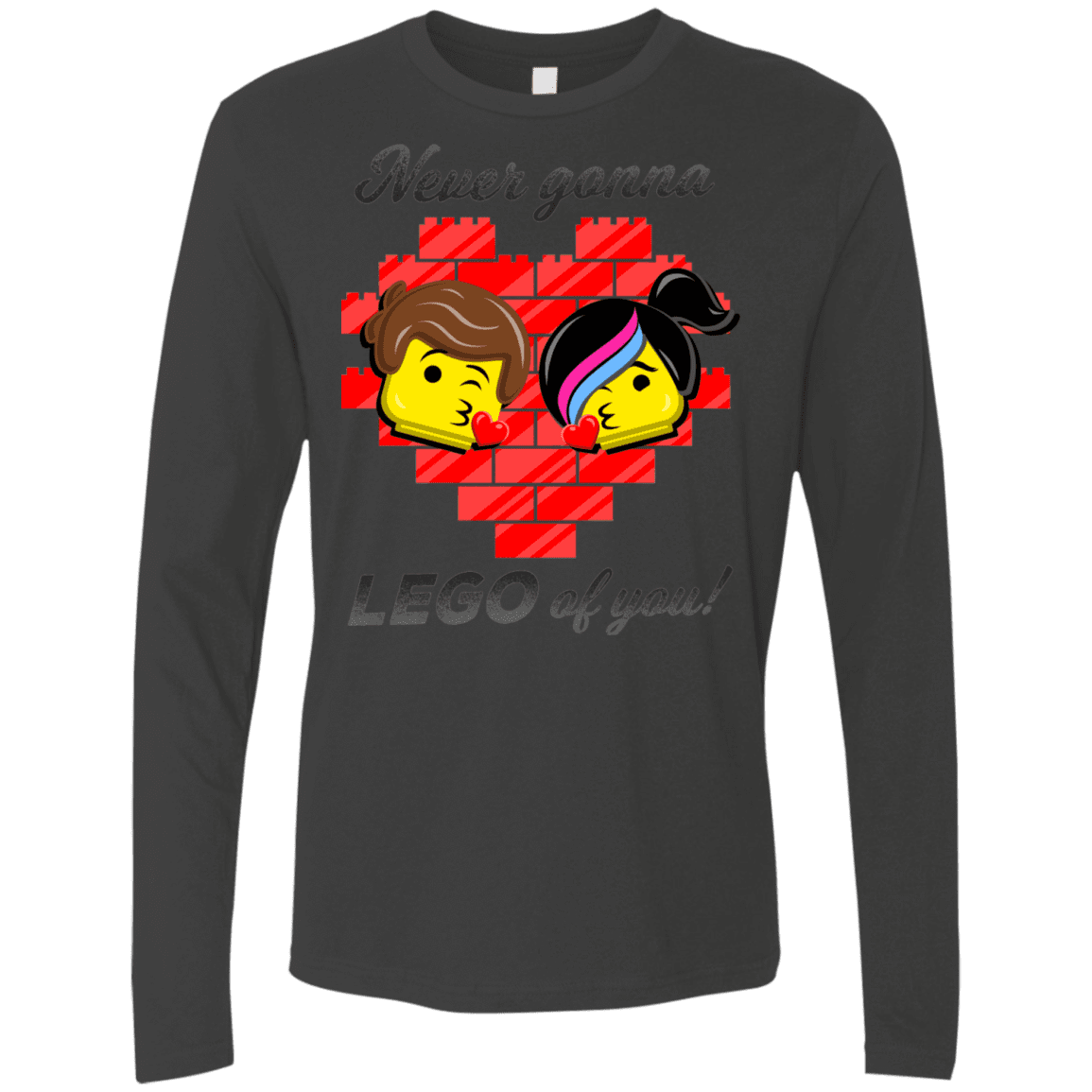 T-Shirts Heavy Metal / S Never LEGO of You Men's Premium Long Sleeve