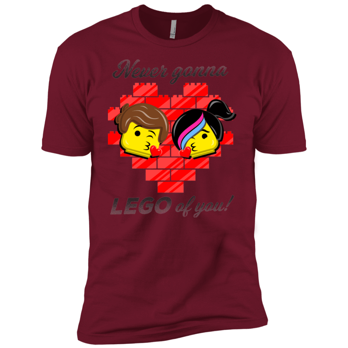 T-Shirts Cardinal / X-Small Never LEGO of You Men's Premium T-Shirt