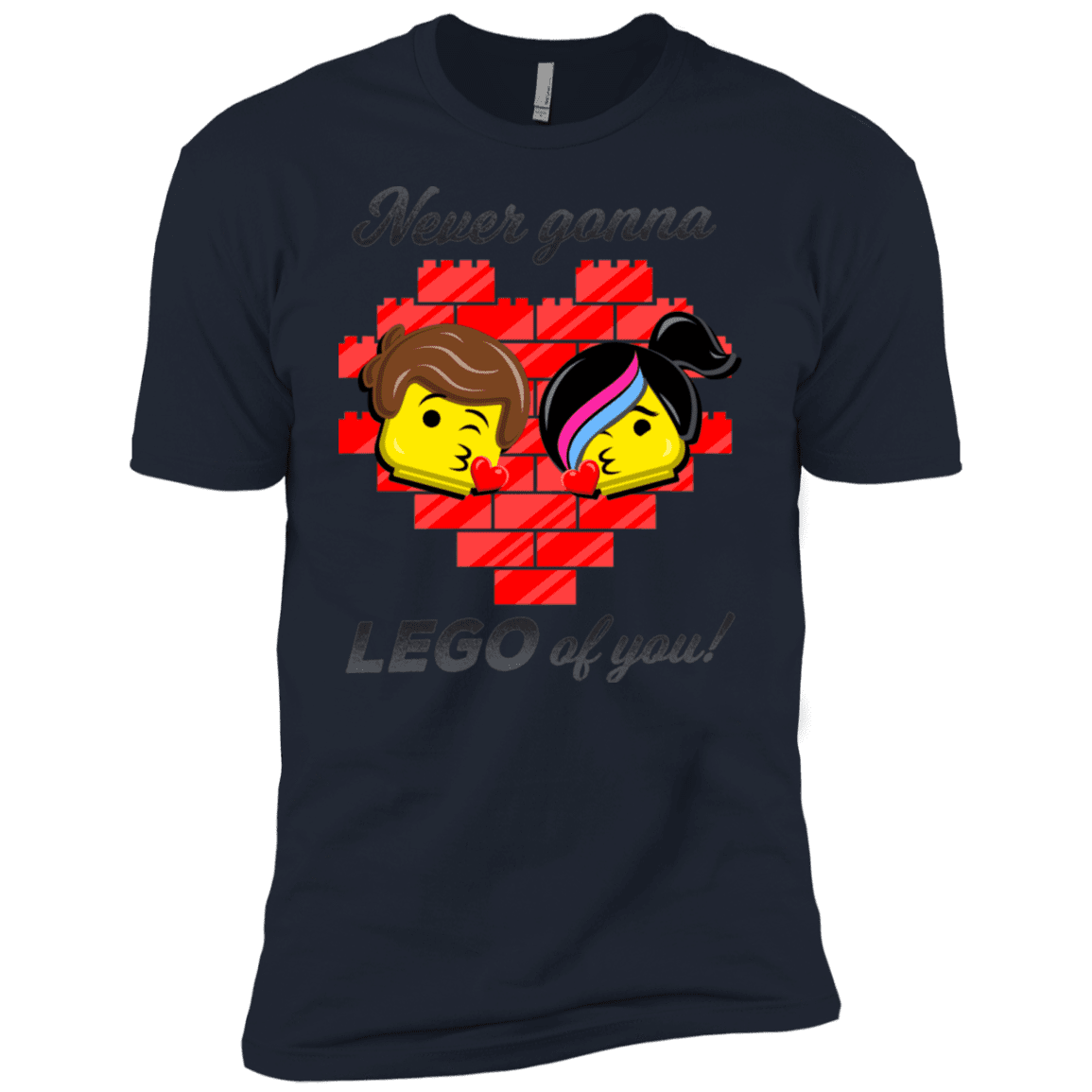 T-Shirts Midnight Navy / X-Small Never LEGO of You Men's Premium T-Shirt