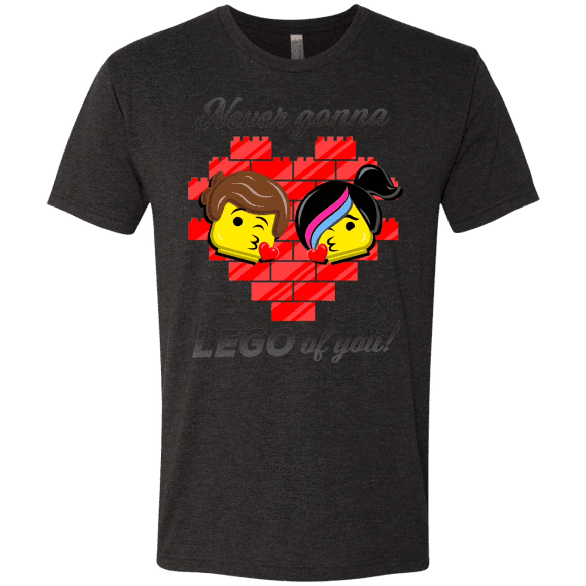 T-Shirts Vintage Black / S Never LEGO of You Men's Triblend T-Shirt