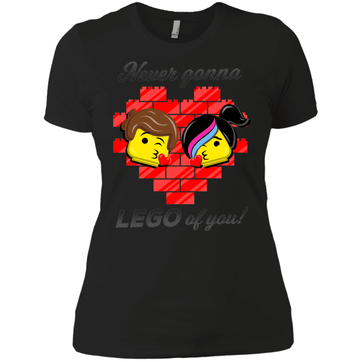 T-Shirts Black / X-Small Never LEGO of You Women's Premium T-Shirt