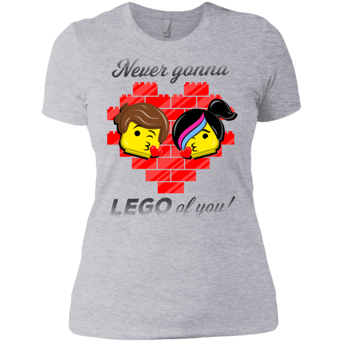 T-Shirts Heather Grey / X-Small Never LEGO of You Women's Premium T-Shirt
