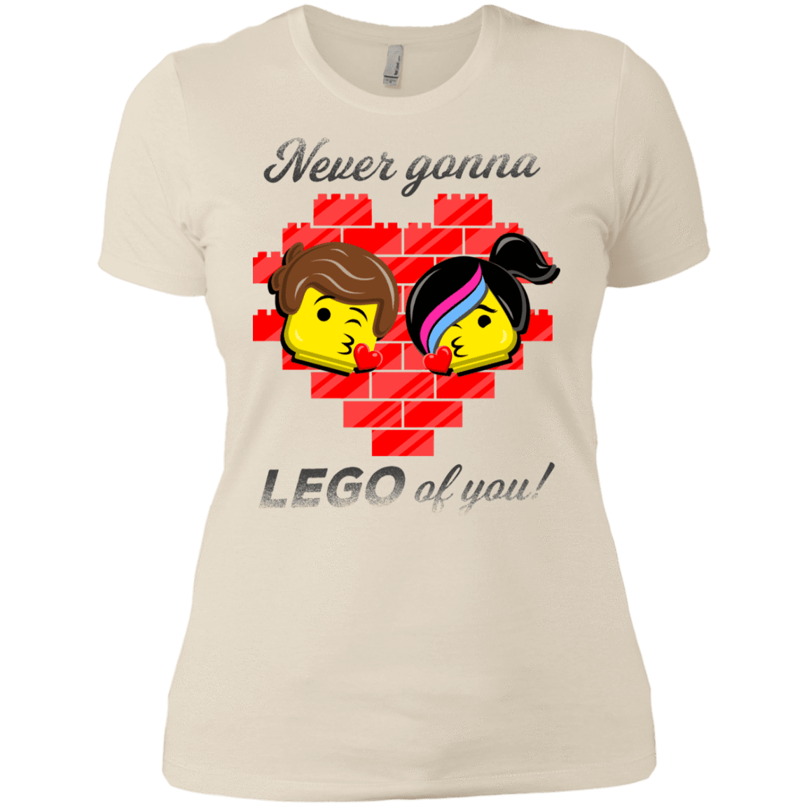 T-Shirts Ivory/ / X-Small Never LEGO of You Women's Premium T-Shirt