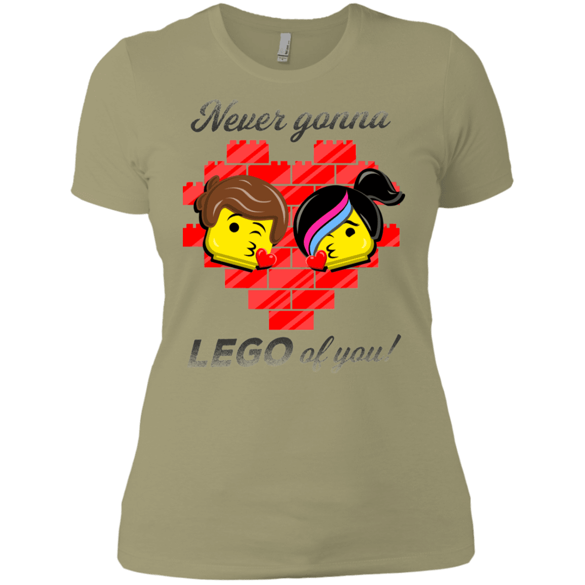 T-Shirts Light Olive / X-Small Never LEGO of You Women's Premium T-Shirt